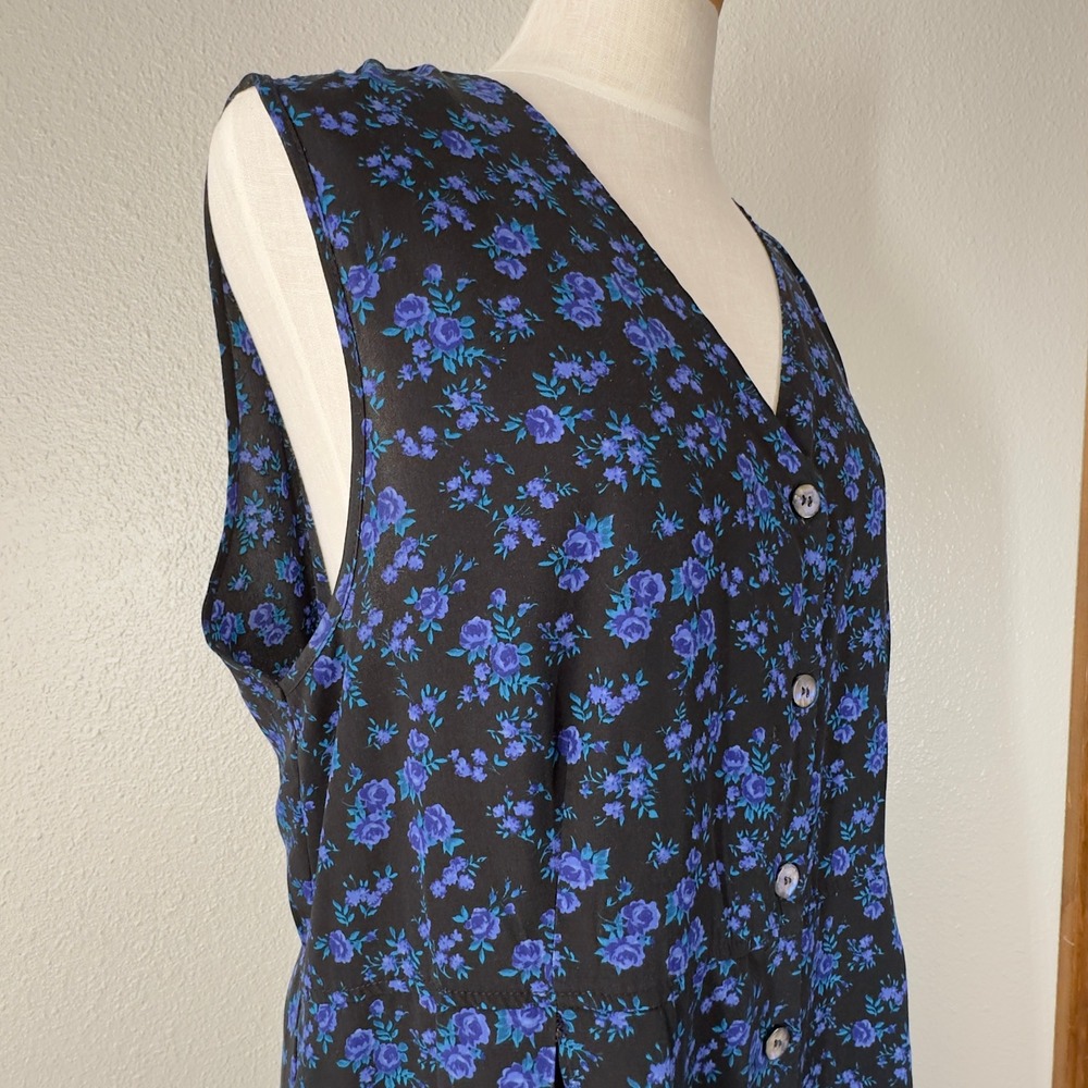 Vtg Two-Twenty Collection Blair Womens L Dress Jumper Y2K Cottagecore Feminine - Picture 5 of 14